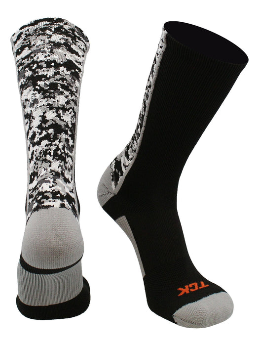 TCK Athletic Sports Socks Digital Camo Crew