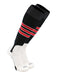 TCK Baseball Stirrup Socks with Stripes Pattern D