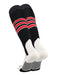 TCK Baseball Stirrup Socks with Stripes Pattern D