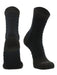 TCK Black/Black / Large Compression Tape Sock – Ankle Support for Basketball & Football | Boost Circulation & Reduce Pain