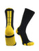 TCK Black/Gold / Small Baseline 3.0 Athletic Crew Socks Youth Sizes Team Colors