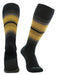 TCK Black/Granite/Old Gold / X-Large Dugout Socks For Baseball and Softball