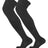 TCK Black / Large (9-12 Shoe Size) High Performance Long Sports Socks