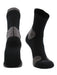 TCK Black / Large Basketball Half Crew Socks Crossover Multisport