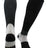 TCK Black / Large Compression Socks For Women and Men, Over the Calf Graduated Compression 8-15 mmHg 20-30 mmHg