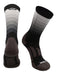 TCK Black / Large Faded Athletic Sports Socks