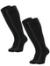TCK Black / Large Knee High Over the Calf Wool Work Socks Multi-Pack