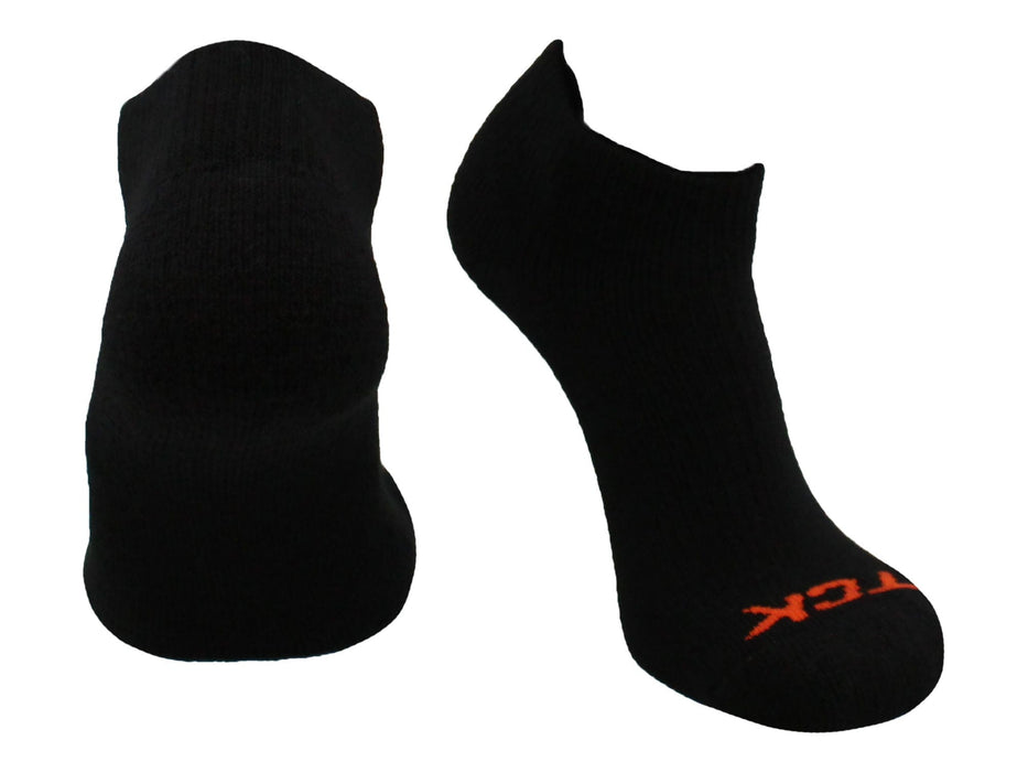 TCK Black / Large Multisport Athletic Ankle Socks Extended