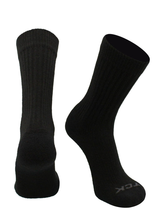 TCK Black / Large Multisport Athletic Crew Socks