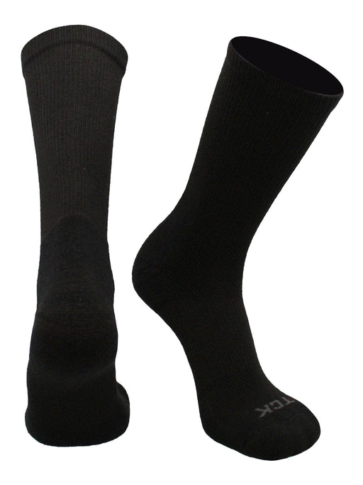 TCK Black / Large Pickleball Socks Crew Length