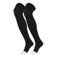 TCK Black / Large Prosport - Long Over the Knee Socks for Baseball - Adult Sizes