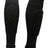 TCK Black / Large Soccer Leg Sleeves for Shin Guards