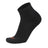 TCK Black / Large TCK Chase Cotton Quarter Crew Socks – Ribbed Ankle Training Socks