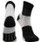 TCK Black / Medium Achilles Tendonitis Compression Socks For Women and Men, Low Crew 20-30mmHg Compression