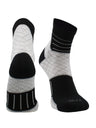 TCK Black / Medium Achilles Tendonitis Compression Socks For Women and Men, Low Crew 20-30mmHg Compression