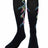 TCK Black/Multi-Neon / Large Lightning Bolt Athletic Knee High Socks