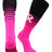 TCK Black/Neon Pink / Small Pink Breast Cancer Socks Elite Breaker