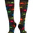 TCK Black / Small Krazisox Fireworks Over the Calf Socks