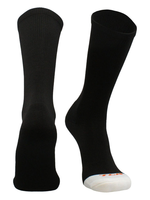 TCK Black / Small Prosport Crew Socks - Team Colored Crew Socks For All Sports