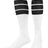 TCK Black / Small Retro Tube Socks 3 Stripes Over the Calf