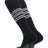 TCK Made in USA Dugout Series Accent Trim Striped Baseball Socks
