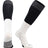 TCK Black/White / Large Long Football Socks End Zone