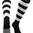 TCK Black/White / Large Striped Rugby Socks