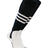 TCK Black/White / Small Baseball Stirrup Socks with Stripes Pattern B