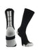 TCK Black/White / Small Baseline 3.0 Athletic Crew Socks Youth Sizes Team Colors
