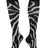 TCK Black/White / Small TCK Sports Krazisox Zebra Stripe Socks