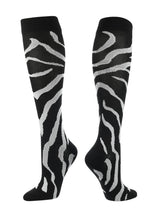 TCK Black/White / Small TCK Sports Krazisox Zebra Stripe Socks