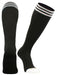 TCK Black/White / X-Small Prosport Striped Tube Socks for Soccer