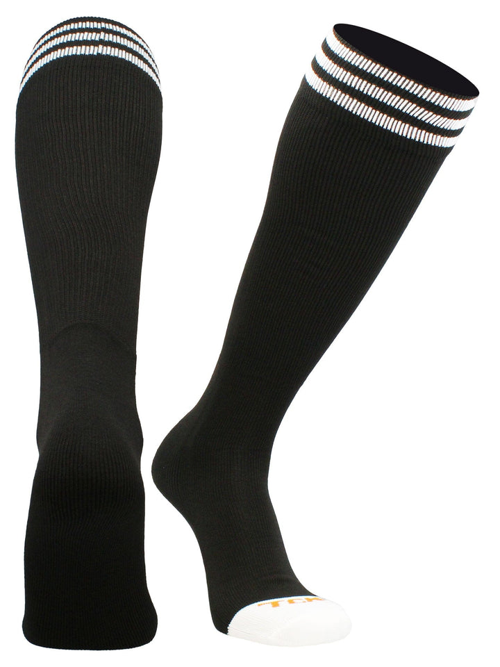 TCK Black/White / X-Small Prosport Tube Socks Striped