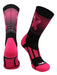 TCK Breast Cancer Awareness Striped Crew Socks