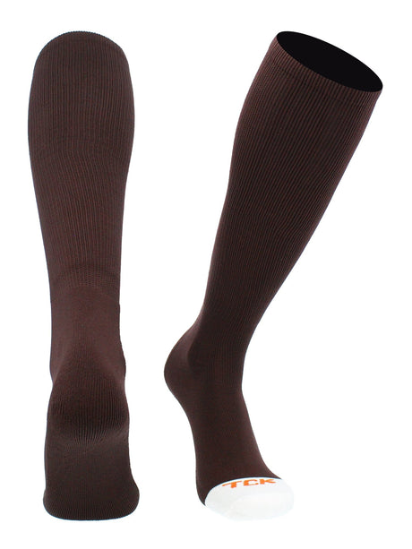 TCK Brown / Large Prosport Performance Tube Socks Adult Sizes