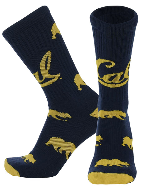 TCK Cal Berkeley Navy/Gold / Large Cal Berkeley Golden Bears Mayhem Crew Socks