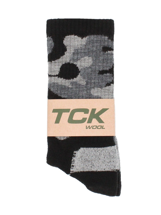 TCK Camo Merino Wool Hiking Socks For Men & Women