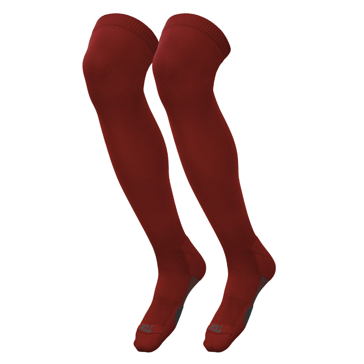 TCK Cardinal / Small Dugout Over the Knee Baseball Socks | Elite Athletic Sock
