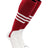 TCK Cardinal/White / Large Baseball Stirrup Socks with Stripes Pattern B
