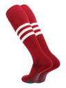 TCK Made in USA Dugout Series Classic 3-Stripe Baseball Socks