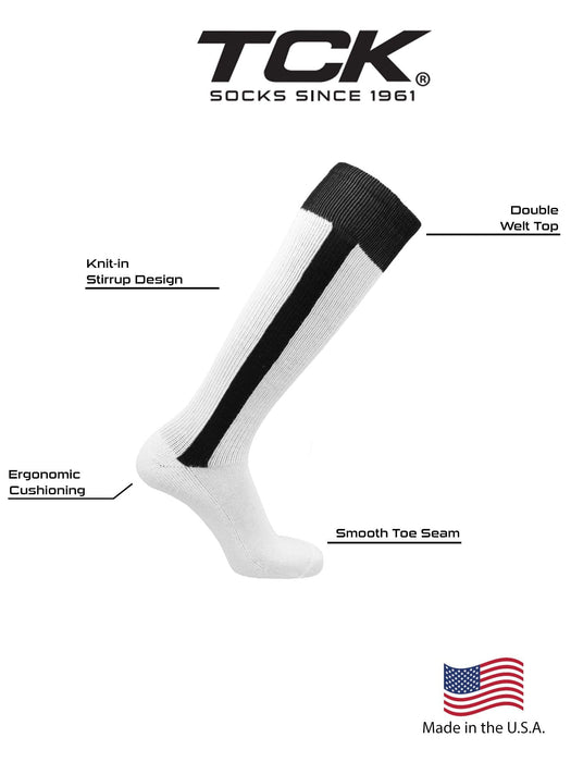 TCK Classic 2-n-1 Softball and Baseball Stirrup Socks