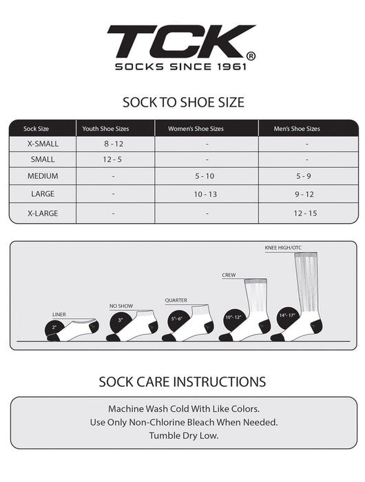 TCK Classic 2-n-1 Softball and Baseball Stirrup Socks