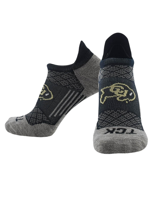 TCK Colorado Buffaloes / Medium Colorado Buffaloes No Show Tour Socks