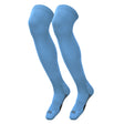 TCK Columbia Blue / Large Dugout Over the Knee Baseball Socks | Elite Athletic Sock