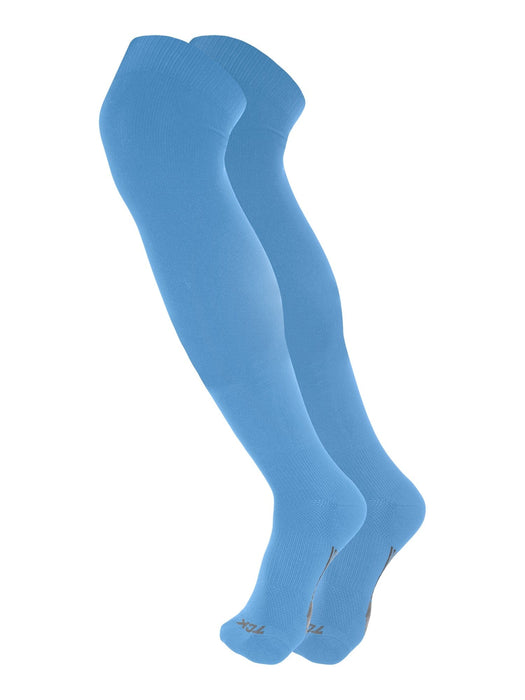 TCK Columbia Blue / Large Dugout Over the Knee Baseball Socks | Elite Athletic Sock