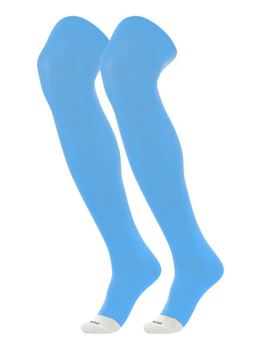 TCK Columbia Blue / Large Pro Plus Performance Prosport - Long Over the Knee Socks for Baseball - Adult Sizes