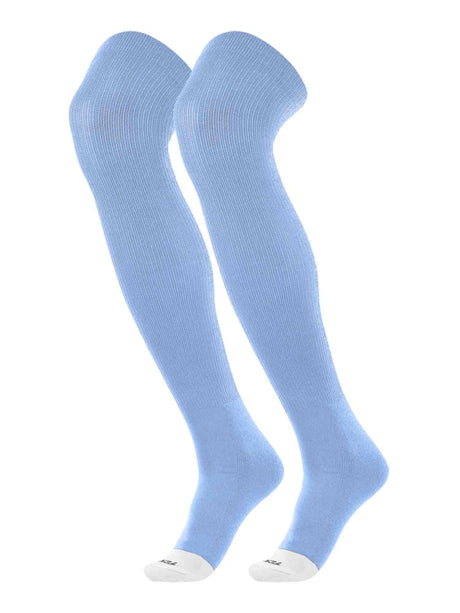 TCK Columbia Blue / Large Prosport Over the Knee Athletic Socks