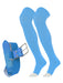 TCK Columbia Blue / Small Pro Plus Performance Sports Belt and Socks Combo Over the Knee