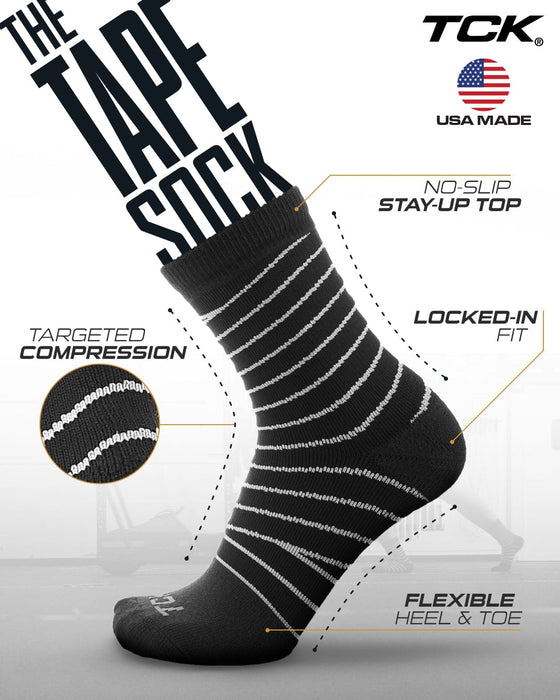 TCK Compression Tape Sock – Ankle Support for Basketball & Football | Boost Circulation & Reduce Pain