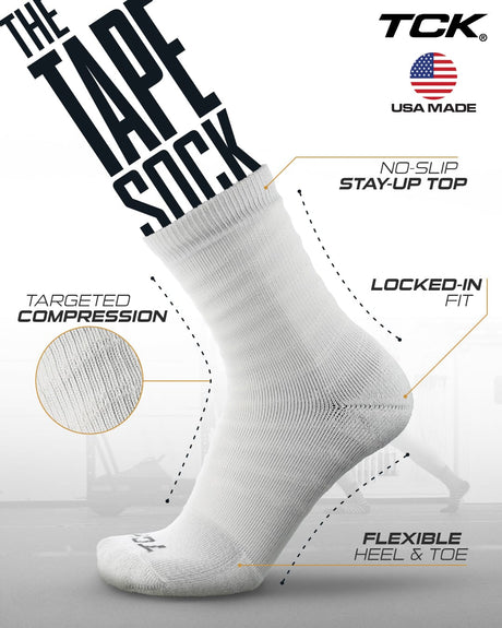 Compression Tape Sock - Ankle Support for Basketball & Football | Boost Circulation & Reduce Pain